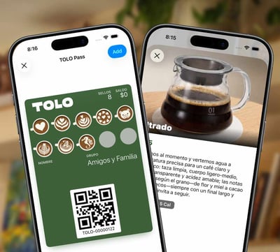 Pide por adelantado con la app de TOLO